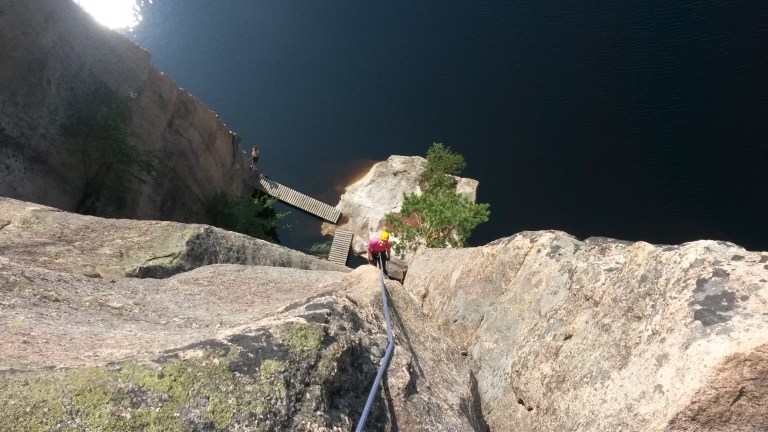 Päivi tulossa Salamaa ylös, on se vaan komea!