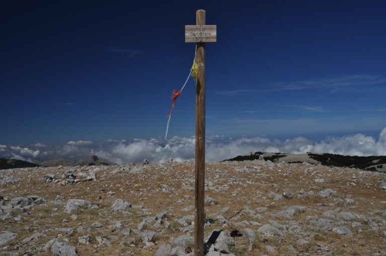 ...ja lopulta huipulla...