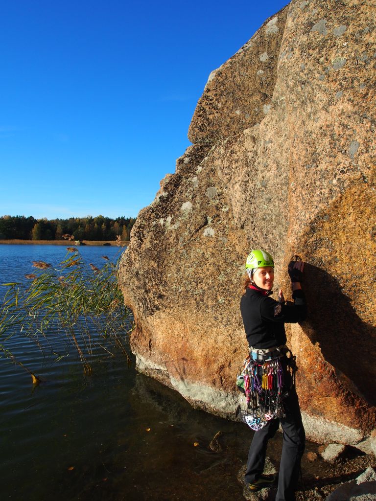 Tiiralle lähdössä, reitissä oli matalan veden ansiosta vähän nelosen tasoa jännempi alku.