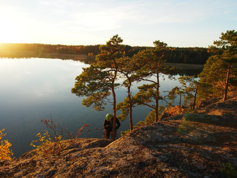 Meren äärellä kiipeilyssä vaan on aina tietynlaista magiaa.